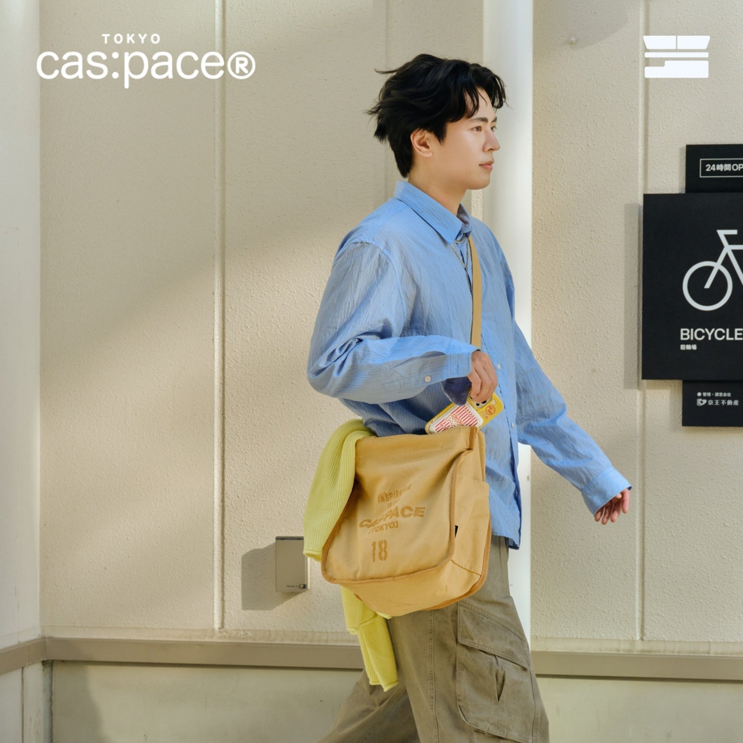 cas:pace home 25A/W 2WAYキャンバストートバッグ - cas:pace 殼空間