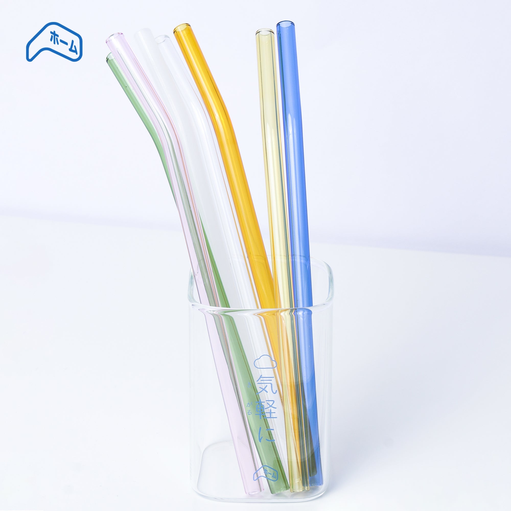 cas:pace home 「カラフル」ガラスストロー - cas:pace 殼空間