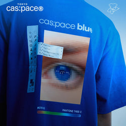 cas:pace home 「cas:pace blue」半袖Tシャツ - cas:pace 殼空間