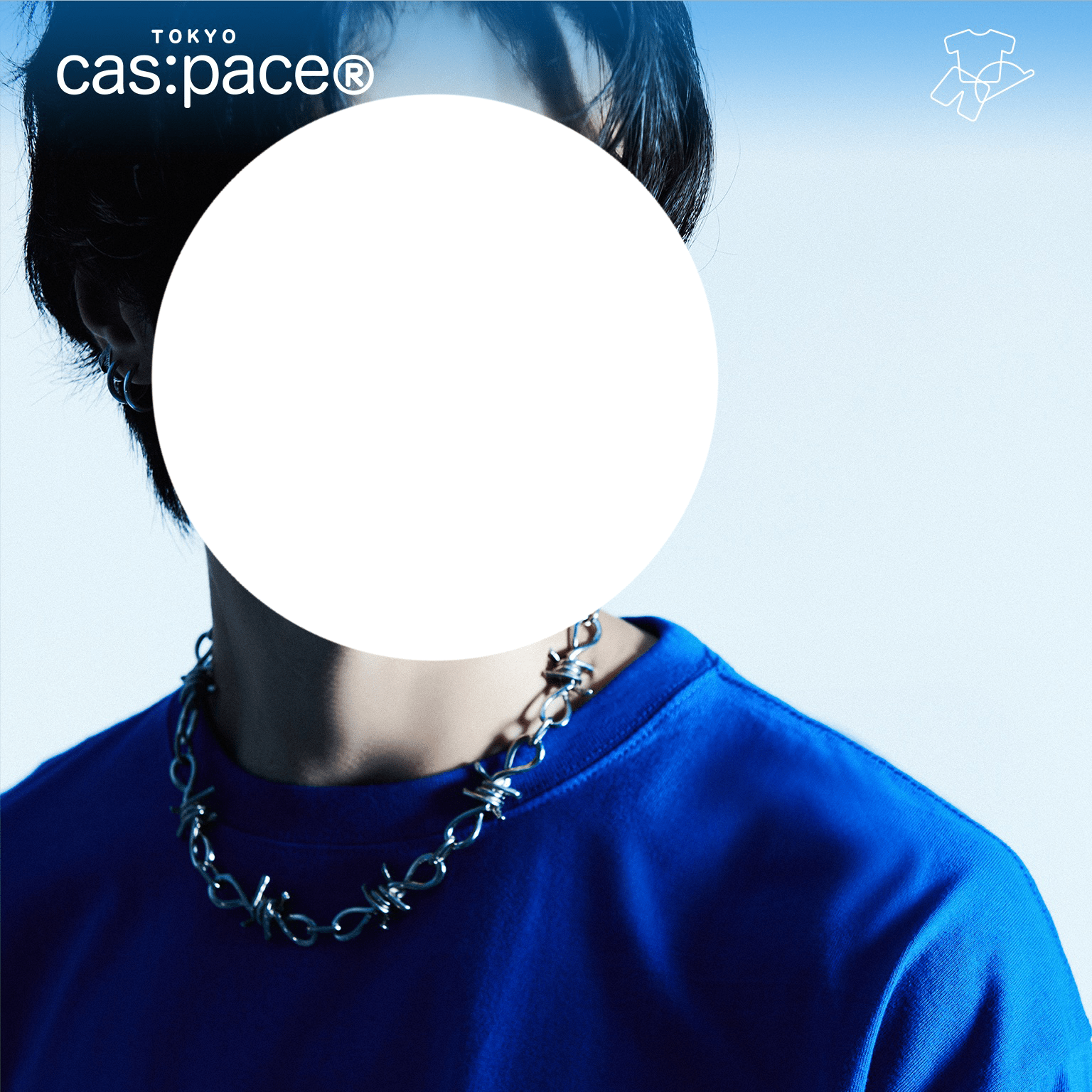 cas:pace home 「cas:pace blue」半袖Tシャツ - cas:pace 殼空間