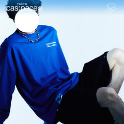 cas:pace home 「cas:pace blue」長袖Tシャツ - cas:pace 殼空間