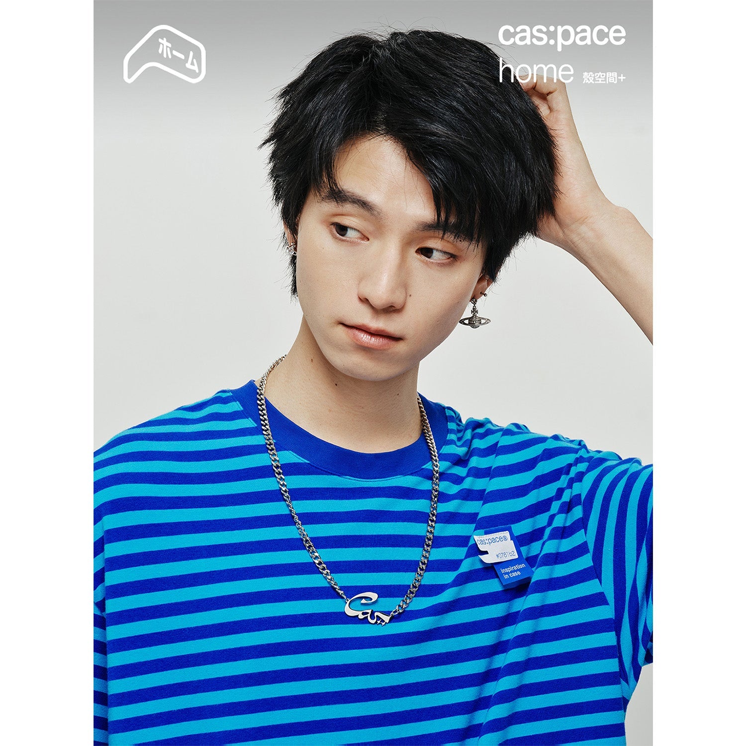 cas:pace home 「cas:paceボーダー」半袖Tシャツ - cas:pace 殼空間