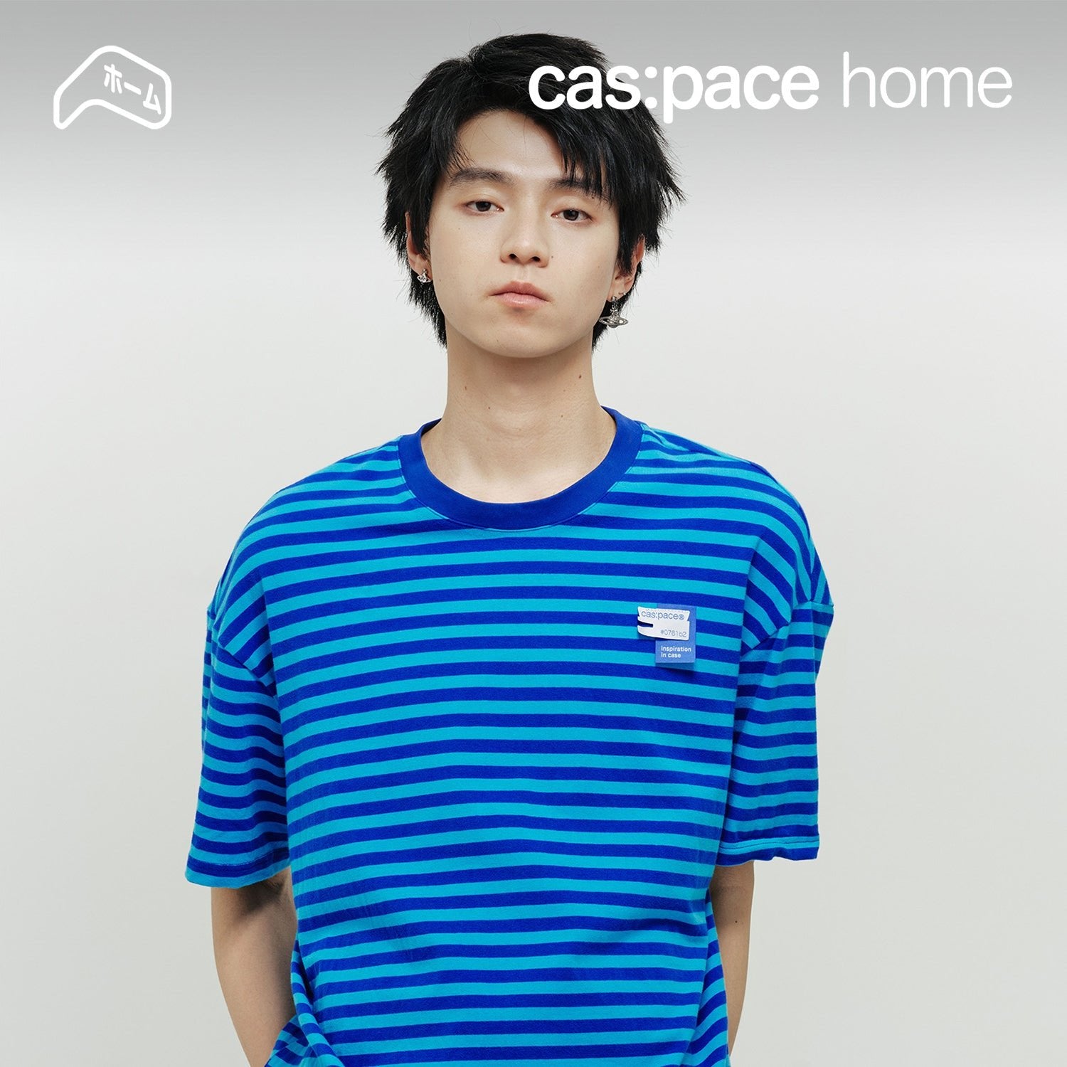 cas:pace home 「cas:paceボーダー」半袖Tシャツ - cas:pace 殼空間