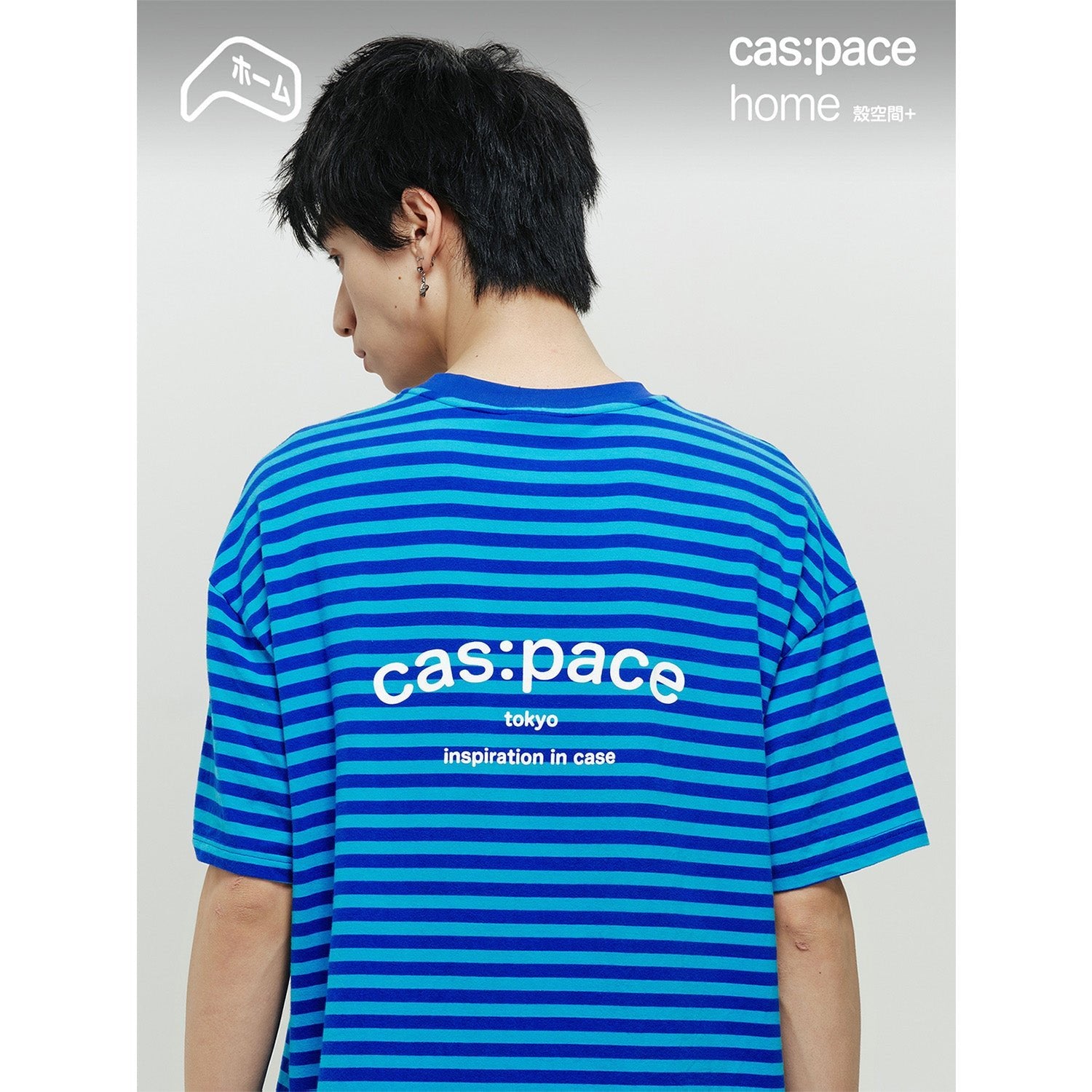 cas:pace home 「cas:paceボーダー」半袖Tシャツ - cas:pace 殼空間