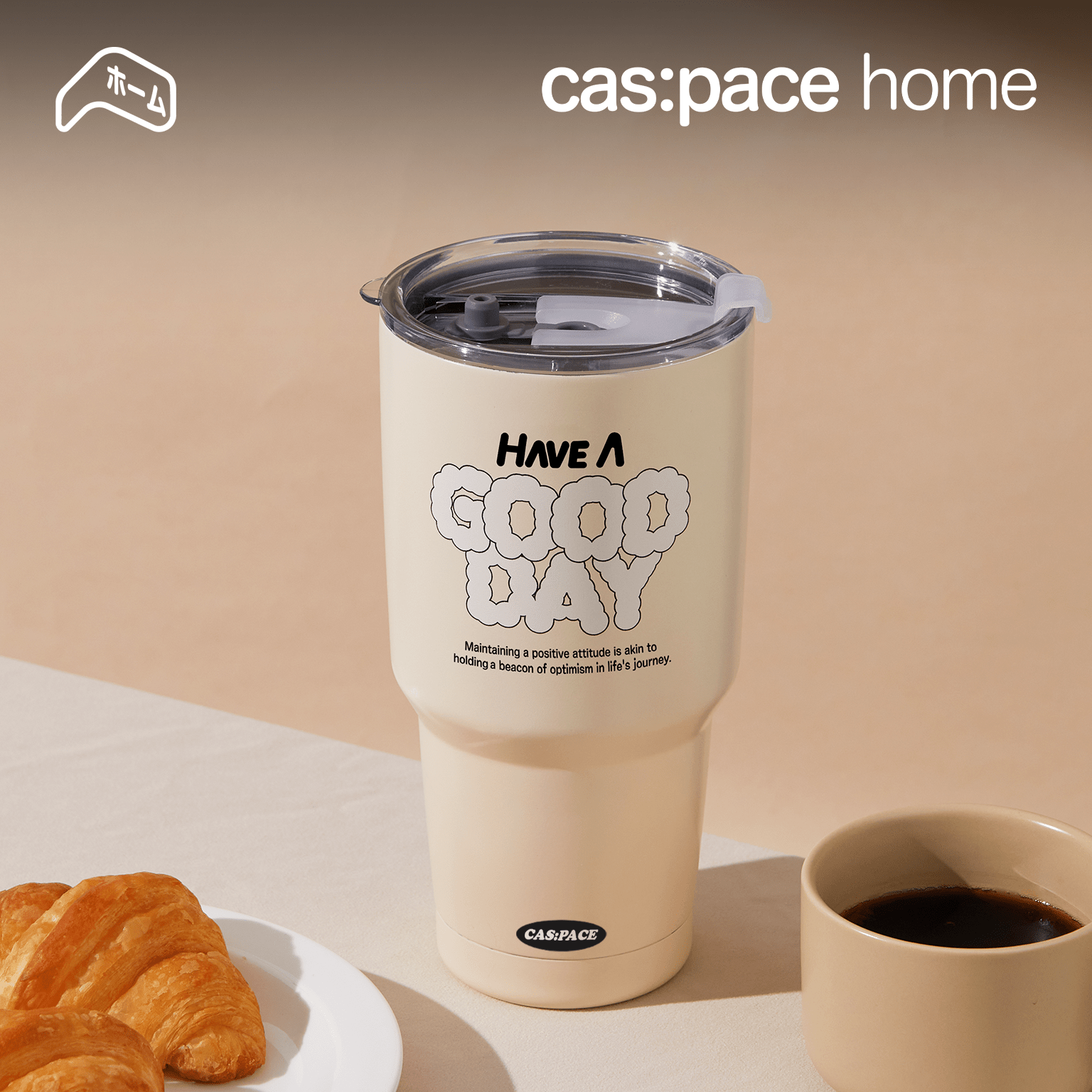 cas:pace home 「Good Day」ステンレス保温カップ - cas:pace 殼空間
