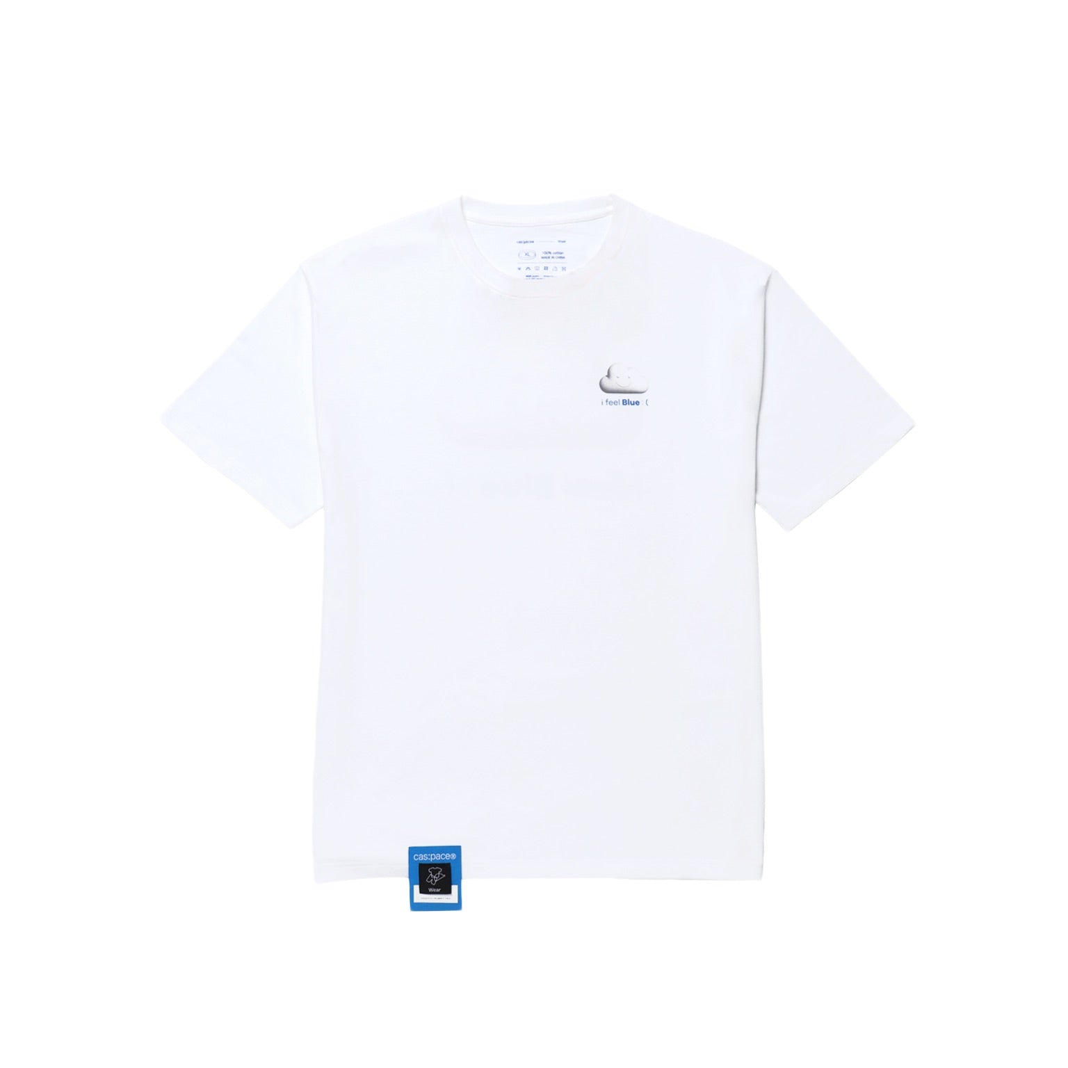 cas:pace home 「i feel Blue」半袖Tシャツ - cas:pace 殼空間