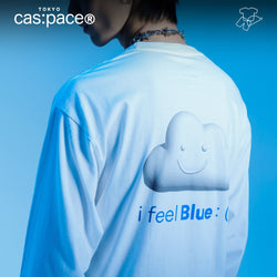 cas:pace home 「i feel Blue」半袖Tシャツ - cas:pace 殼空間