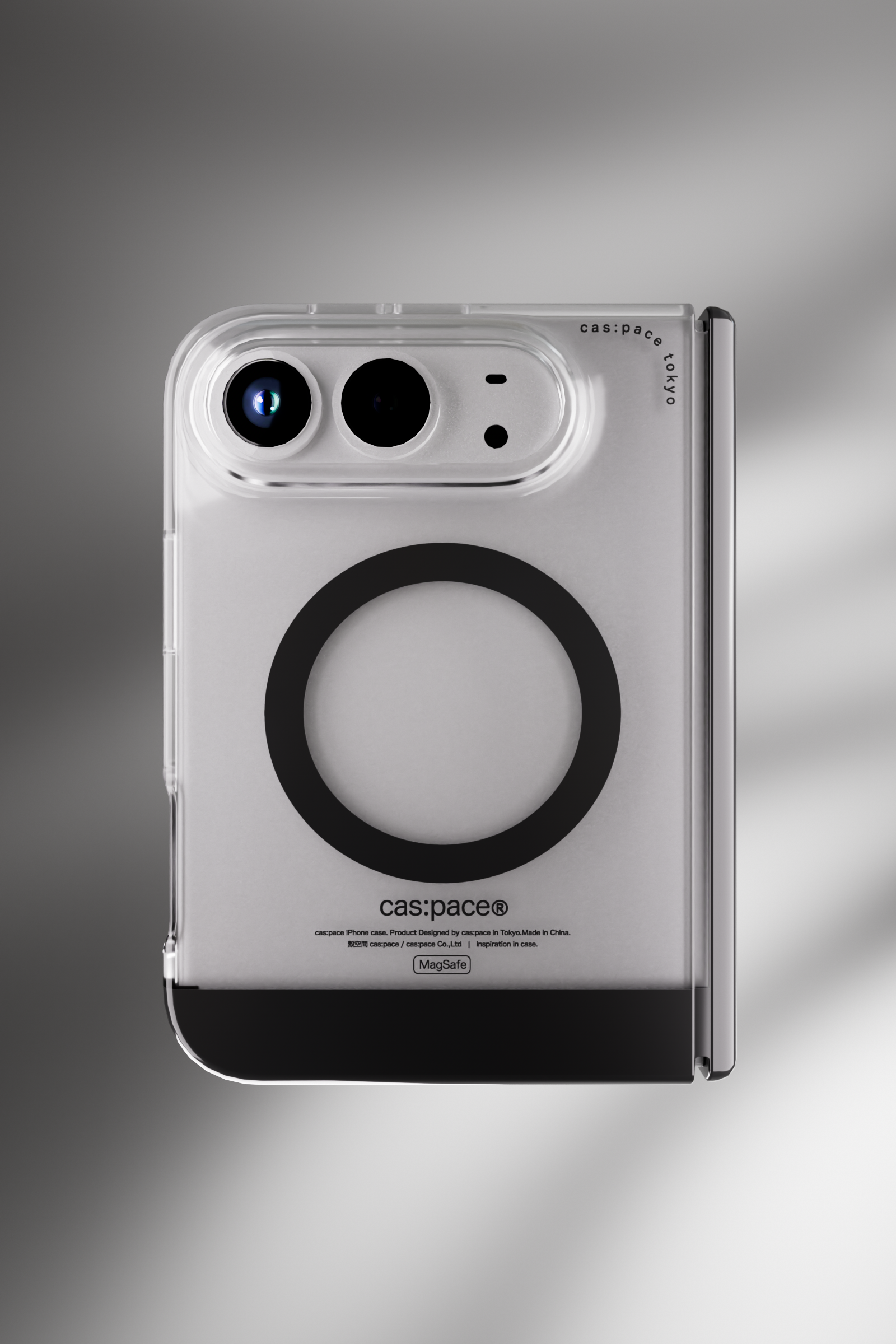 cas:pace 25S/S MagSafe対応「black ring」携帯ケース for iPhone Duo